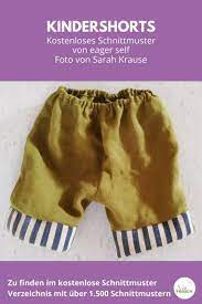 Diese hose wurde aus einer alten tischdecke und einer stofftasche genäht. Kindershorts Kostenloses Schnittmuster
