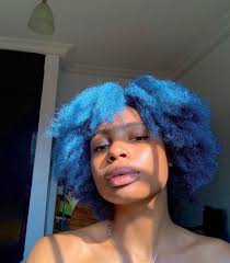 There are multiple shades of this color. 4c Coloured Hair Blue Natural Hair Dyed Natural Hair Natural Hair Styles