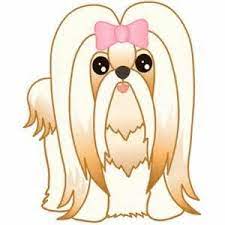 Cartoon Shih Tzus Bing Images Ilustracoes Caes Desenhos