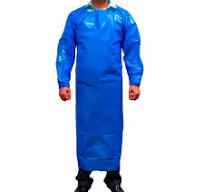Safe Handler PEVA Waterproof and Disposable Apron, Blue BLSH ...
