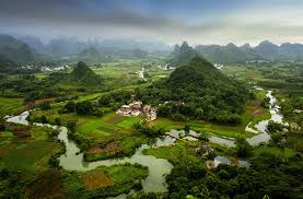 Whuzi Hill Guilin China Whuzi Hill Landscape Of Guilin Yangshuo County Guangxi Province China Asie Photographie