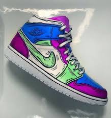 Check out this fantastic collection of cartoon jordan shoes wallpapers, with 42 cartoon jordan shoes background images for your desktop, phone or tablet. Jordan Cartoon Multicolor In 2021 Custom Shoes Diy Custom Sneakers Diy Personalized Shoes