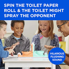 Juego de mesa antiguo descatalogado la bataill comprar juegos de. Amazon Com Hasbro Gaming Inodoro Trouble Flushdown Kids Game Water Spray Para Ninos A Partir De 4 Anos Toys Games