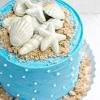 I planned a beach themed birthday party and thought this beach cake would be perfect. 3