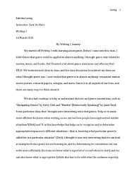 For example explain your connection with the characters in the movie and if this would change if it were a book. Sabrinaleong Metacognitive Reflection Essay Pdf Genre Essays