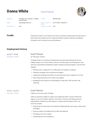 Event Planner Resume Event Planner Resume Resume Event Planner