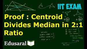 Proof Centroid Divides Median In 2 1 Ratio Trigonometry Basic Concept Iit Edusaral Youtube
