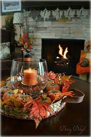 Fall Decor Fall Thanksgiving Decor Autumn Decorating Coffee Table Centerpieces