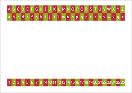 Alphabet refers to the letters of a language, arranged in the order fixed by custom. Early Learning Resources Alphabet Number Writing Sheet Landscape 2