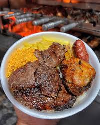 2 Marmitex Grande Com Churrasco