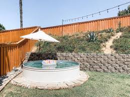 The kids favorite part of swimming is of course jumping in the pool. 12 Small Backyard Pool Ideas How To Fit A Pool In A Small Yard Apartment Therapy