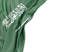 Flag Of Saudi Arabia In The Corner On White Background Isolated Contains Clipping Path Slon Pics Free Stock Saudi Arabia Flag Saudi Flag Ksa Saudi Arabia