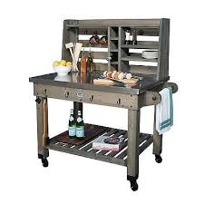 Shop wayfair for outdoor kitchens to match every style and budget. New Rolling Outdoor Kitchen Grill Prep Work Station Mobile Serving Cart Outdoor Kitchen Grill Outdoor Kitchen Bars Outdoor Kitchen