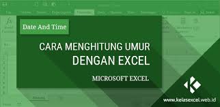 3 Cara Menghitung Umur Di Excel Menggunakan Rumus Rumus Excel Microsoft Excel Microsoft Belajar