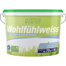 Das natürliche bindemittel wasserglas ist ein silikat, das sich mit mineralischen untergründen wie stein, putz und beton chemisch verbindet. Schoner Wohnen Mineral Wandfarbe Matt Wohlfuhlweiss 10 L Kaufen Bei Obi