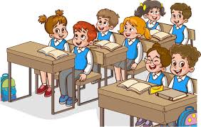 ilustração com crianças e professor dentro uma sala de aula. Educação  ilustração. vetor interior. professor com alunos dentro uma sala de aula.  primário escola crianças. crianças ouço para professor. 21553489 Vetor no