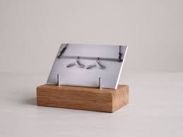 So, when your card is stacked up with many other business cards, you need to have something that will make your card jump out. Business Card Stand Made From Oak Desk Exhibitions Events Shows Office Business Card Stand Wooden Business Card Holder Wood Business Card Holder