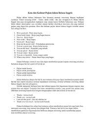 What we want to do learn later ? Materi Bahasa Inggris