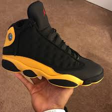 Black And Yellow Jordans 12 Outfit Nike Air Jordan 13 Retro Melo Class Of 2002 Sz 12 Jordan Shoes Girls Black Nike Shoes Women Jordan Shoes For Women