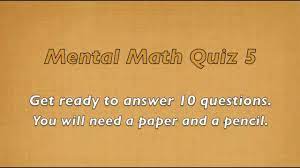 The quiz below is designed to help you test out your math skills so far. Grade 5 Math Quiz Bee Questions And Answers Quiz Questions And Answers