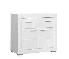 Finden sie eine passende kommode für wohnzimmer, küche, flur. Kommode Snow Anrichte Mit 2 Turen 1 Schublade Weiss Matt Von Forte Ebay