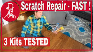 Almost all hardware stores and home improvement stores have this material in stock. How To Repair A Scratch On Engineered Hardwood Floor Compare 3 Scratch Repair Kits Youtube