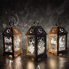 2021 Newset Eid Mubarak Ramadan Decorations For Home Palace Lantern Led Light In 2021 Ramadan Decorations Hanging Lanterns Ramadan Lantern