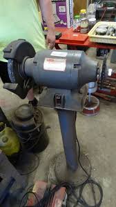 Dayton 8 Commercial Bench Grinder With Stand West Wichita Estate Of Charles E Laing Motorcycles Tools Ammo Shop Equipment More Equip Bid
