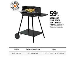 Voir plus d'idées sur le thème meuble plancha, meuble palette, mobilier de salon. Promo Barbecue Cuve Fonte Sur Chariot Beaux Jours Chez E Leclerc Brico