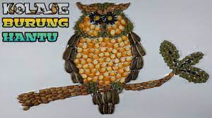 Maybe you would like to learn more about one of these? Cara Mudah Membuat Kolase Burung Hantu Dari Biji Bijian Part 2 Youtube