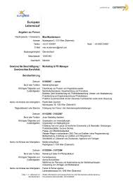 Die vorlage des englischen lebenslaufs gibt es als ms word und pdf dokument zum kostenlosen download. Cv Europass Vorlage