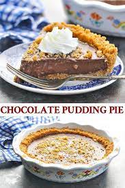 Chocolate Pudding Pie Recipe Chocolate Pie With Pudding Homemade Chocolate Pudding Chocolate Pudding Desserts