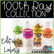 100th Day Collection Letter And Editable Labels This Download Includes An Editable Letter For Y 100 Day Of School Project 100 Days Of School Collection Letter