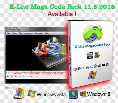 It does not provide playback capability for any additional audio or video formats. K Lite Codec Pack Directshow Windows Media Player Video For Computer Software Transparent Png