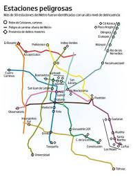 Ahora sí, veamos qué tan bien conoces la. Mapa Delictivo Aqui Te Decimos Cuales Son Las Estaciones Mas Peligrosas Del Metro El Sol De Mexico Noticias Deportes Gossip Columnas