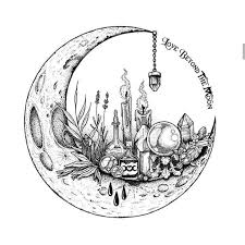 This Is Beautiful Credit Love Beyond The Moon Teacakeart Witchy Witchesofinstagram Wiccansofinstagram Witchlife Witch Art Witch Tattoo Tattoo Drawings