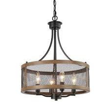 Hallway inspiration ceiling lights we re crushing on chris loves julia. Lnc Salle 4 Light Brown Farmhouse Chandelier Lowes Com Farmhouse Ceiling Light Entryway Light Fixtures Farmhouse Chandelier