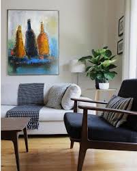 Bottles Still Life Oil Painting Original Canvas Home Living Room Paint For Kitchen Walls Rustic Kitchen Decor