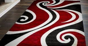 Black And Cream Area Rug 5x7 Zipcode Design Mckenzie Red Black White Area Rug Rug Size 4 X 5 Black And Cream Living Room Rugs Black Area Rugs