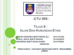 Dalam konteks hubungan etnik, islam mewajibkan individu menjaga keselamatan diri dan pada masa yang sama melarang keras perbuatan yang boleh mengancam keselamatan nyawa diri sendiri atau orang lain. Cabaran Terhadap Hubungan Etnik Di Malaysia Dan Global