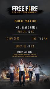 Jika kamu belum punya squad atau memang lebih. Free Fire Tournaments Mc Gamers