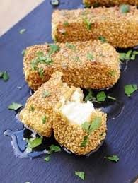 Feta Grillee Au Sesame Et Au Miel Recette Recettes De Cuisine Recettes De Tapas Cuisine