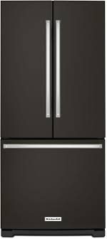 Shop for kitchenaid black stainless appliance packages at best buy. Kitchenaid 19 68 Cu Ft Black Stainless Steel With Printshield Finish French Door Refrigerator Krff300ebs Big Sandy Superstore Oh Ky Wv