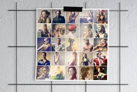 Our new wider canvas heartshape photo collage 20×24 inches allows up to 85 photos www redcanvasltd com collage foto herz. Poster Foto Collagen Und Panoramafotos
