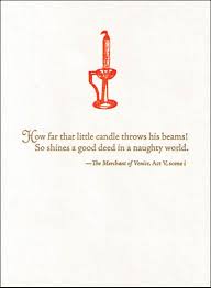 How Far That Little Candle Throws His Beams Letterarypress