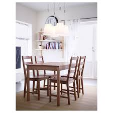 Jokkmokk Table And 4 Chairs Antique Stain Ikea In 2020 4 Chair Dining Table Antique Stain Dining Table Chairs