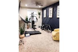 Home gym ideas in living room. 25 Real Workout Rooms To Inspire Your Home Gym Decor Loveproperty Com
