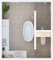 42 desain kamar mandi sempit minimalis ukuran kecil yang cantik via desainrumahnya.com. Denah Kamar Mandi Utama Kolletra Visual Studio Kamar Mandi Minimalis Granit White Homify