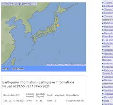Latitude and longitude coordinates are: Dr James O Donoghue On Twitter Just Felt The Longest Strongest Earthquake In Japan Since We Moved Here A Magnitude 7 1 Just East Of Fukushima We Live About 300 Km Away From It