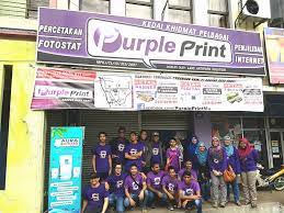 Internet cafe and print shop. About Us Purple Print Printing Make Easy